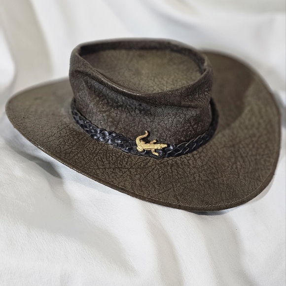 PTY Modtan LTD Other - Genuine Kangaroo Leather Aussie Outback Hat